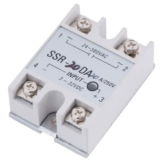 SOLID STATE RELAIS, MAX 20A - achterbergdierbenodigheden