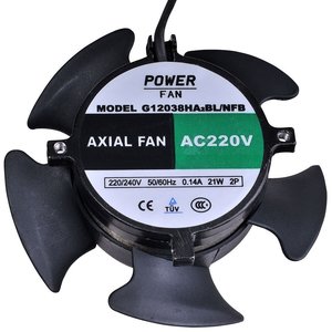 POWERFAN VENTILATOR, 230V AC, 120X120X38MM / KOGELL. / FRAMELOOS / BLAZEND