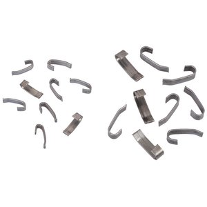 J-CLIPS, ZINK-ALU COATING, 6MM, PER KG