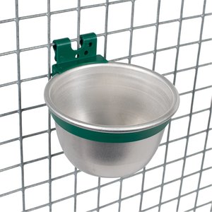 Aluminium voer-/drinkbakje rond ø 100mm