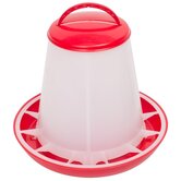 KUNSTSTOF-VOERSILO-MET-DEKSEL-INHOUD-1KG-PP-(ROOD-WIT)